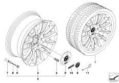 BMW LA Individual wheel V-spoke 152