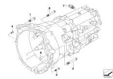 Transmission mounting parts