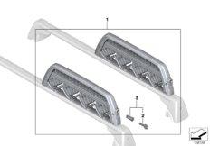 Ski/snowboard holder
