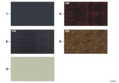 Sample page, interior trim strips