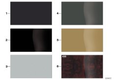 Sample page, interior trim strips