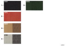 Sample page,uphls.colours,leather/fabric