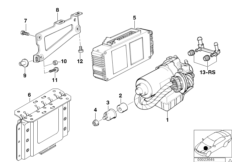 ABS hydro unit/control unit/support