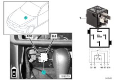 Relay, blower K4