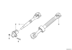 STEER.COL.-LOWER JOINT ASSY