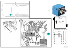Relay, surround sound K128