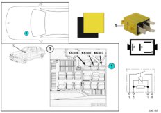 Relay, oxygen sensor K6309