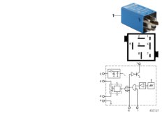 Relay, daytime running light