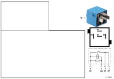 Relay, door lock heating K29y