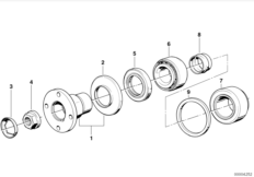DRIVE FLANGE SUSPENSION/GASKET RING