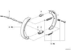 PARKING BRAKE/BRAKE SHOES