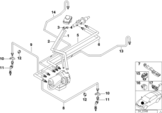 BRAKE PIPE FRONT ABS/ASC+T