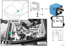 Relay DME-MSS54 K6300