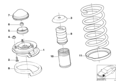GUIDE SUPPORT/SPRING PAD/ATTACHING PARTS