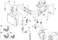 Front brake pipe, DSC