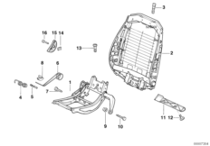 BMW SPORTS SEAT FRAME MECHANICAL