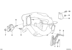 MOUNTING PARTS F INTAKE MANIFOLD SYSTEM