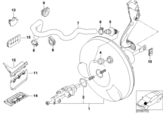 Power brake unit depression