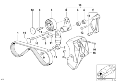 AIR COND.COMPRESSOR-SUPPORTING BRACKET