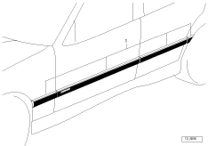 Retrofit kit, M mouldings