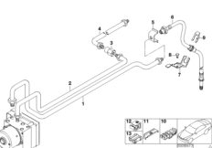 Rear brake pipe DSC